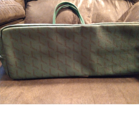 VERY COOL GREEN ROBERTO COIN "RC" TOTE BAG - EXCELLENT CONDITION - Picture 4 of 8